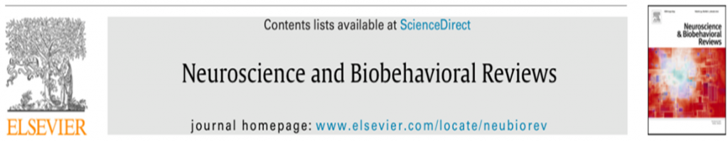 Neuroscience and Biobehavioral Reviews journal banner